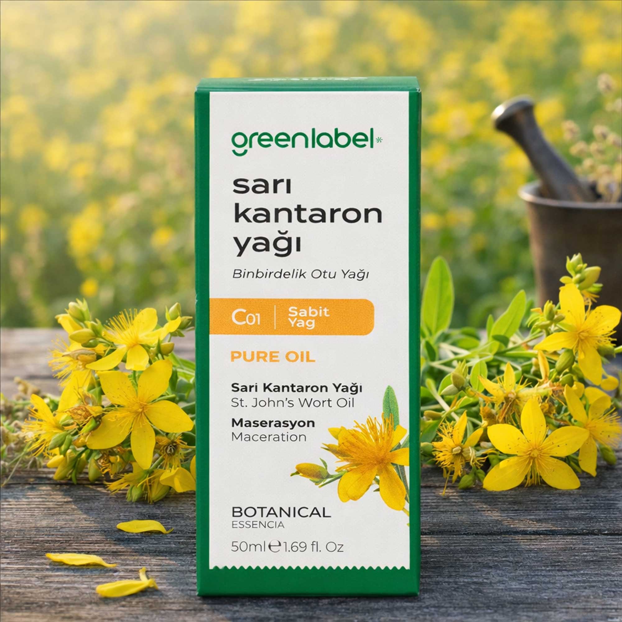 Nattane - GreenLabel Sarı Kantaron Yağı 50 ml 2 Nattane - GreenLabel Sarı Kantaron Yağı 50 ml - Görsel 2